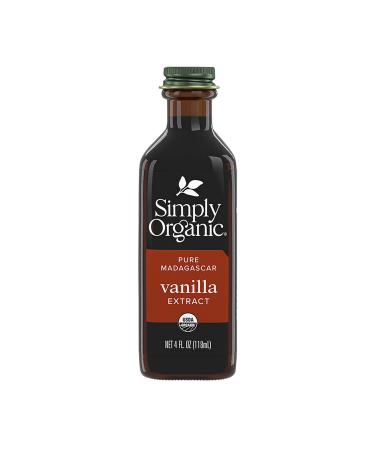 Simply Organic Pure Vanilla Extract, Certified Organic, 4 Ounce Glass Bottle 1