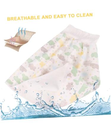 iBasenice 1pc Diaper Skirt: Anti-Leak, High-Waisted, Reusable Nappy Pants for Toddler - Green - Buy Online on SooperMarket.com