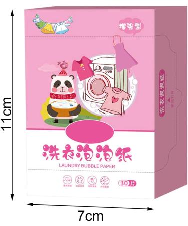 Laundry Sheets 30Loads Fragrance Free Quick Dissolving Compact Size Laundry Paper Pink 1 Pack 1 Pack Pink - Buy Online on SooperMarket.com