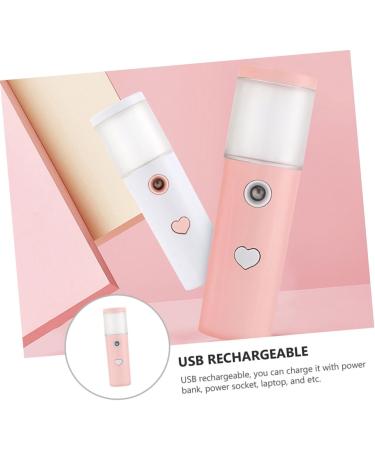 Baluue Facial Humidifier Mini Humidifier Facial Mist Sprayer Skin Moistener Nano Misting Sprayer Abs Pink - Buy Online on SooperMarket.com