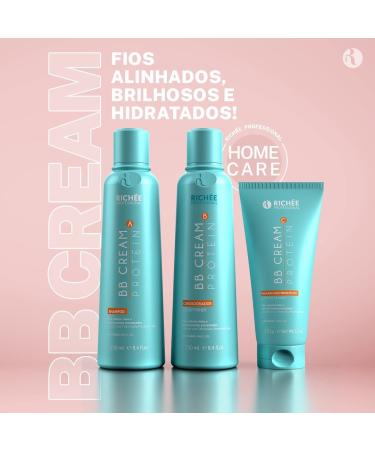 Rich e Professional Liso BB Cream Home Care Kit - Discipline & Shine for Hair | 2x 250ml & 1x 150g - Buy Online on SooperMarket.com