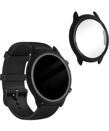 kwmobile Huami Amazfit GTR 2 / 2e Cover (Set of 2) - Tempered Glass & Plastic Frame, Black - Buy Online on SooperMarket.com