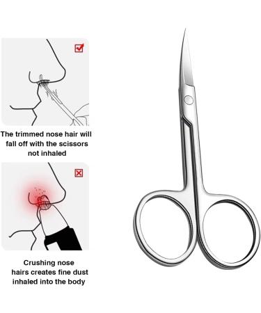 3-Part Manicure Set | Stainless Steel Nail Scissors Files & Tweezers | Nail Care Kit with Leather Case for Men & Women - Black - Buy Online on SooperMarket.com