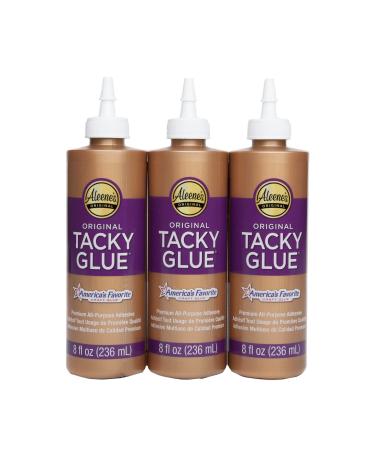 Aleene's 3 Pack, 8 oz Tacky Glue, 8 FL OZ, Original Version 3 Count 8 FL OZ - 3 Pack Original Tacky Glue