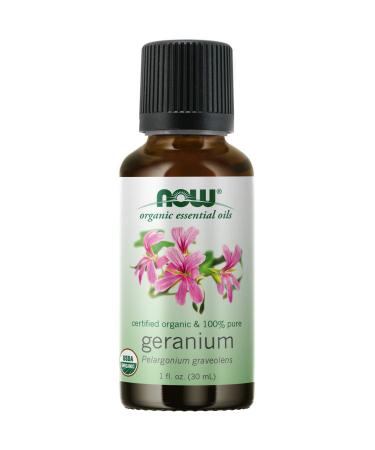 Now Foods Organic Essential Oils Geranium 1 fl oz (30 ml)