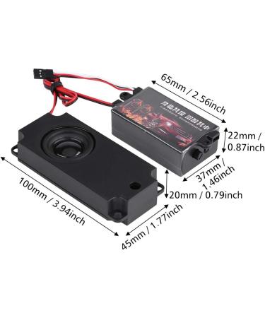 Dilwe RC Auto Motor Sound Simulator for 1/10 Vehicle Models - Remote Control Sound Module with Speaker - Buy Online on SooperMarket.com