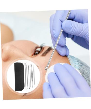 Mikinona 1 Set Blackhead Removal Tool Accessory Face Scraper Tool Pores Daily Use Needle Cell Clamp Portable - Buy Online on SooperMarket.com