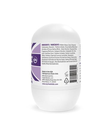 Fresh Kidz Roll On Deodorant for Kids and Teens - Baking Soda and Aluminum-free 24 Hour Protection for Sensitive Skin - Girls "Purple" 1.86 fl.oz. (2 Pack) 1.86 Fl Oz (Pack of 2) - Buy Online on SooperMarket.com