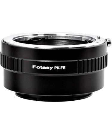 Fotasy PK Lens to E Mount Adapter - Compatible with Sony Alpha Series Cameras - Buy Online on SooperMarket.com