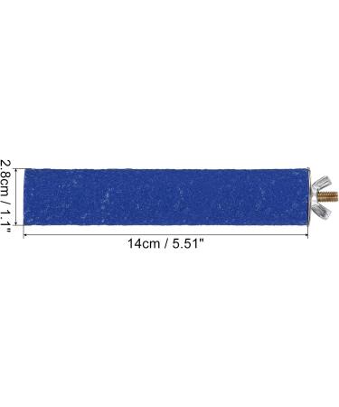 PATICIL 1.1x5.5 Bird Perch Stand for Parrots & Lovebirds - Cage Accessories for Small Birds - Blue - Buy Online on SooperMarket.com