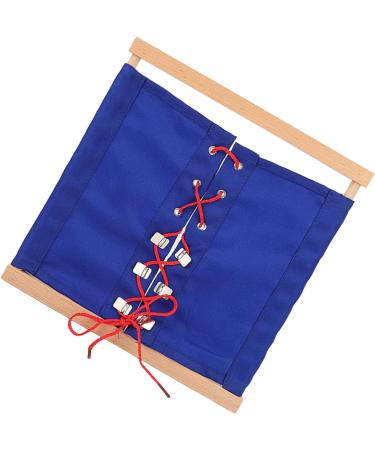 Fidget Blanket for Dementia Adult Shoe Laces Buckle Dress Learning Board Elderly Senior Basic Skills Develop Sensory Activity Board - Buy Online on SooperMarket.com