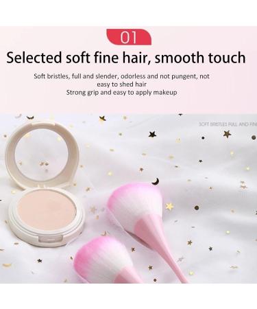 Jomewory Powder Makeup Brush | Blush Makeup Brush with Slim Waist Face Makeup Tool Nail & Cosmetic Brushes for Large Coverage Loose Powder Bronzer pink - Buy Online on SooperMarket.com