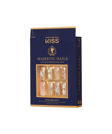 KISS Majestic Nails My Crown 30 Count - Pack of 1 - Buy Online on SooperMarket.com