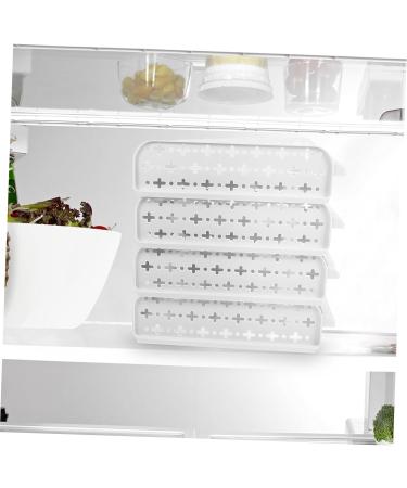Mikikit Box 30 Egg White Shelf Brackets Shelving Brackets Refrigerator Crisper Organizer Drawer Food Stacker As Shown 28*21.5*28 - Buy Online on SooperMarket.com
