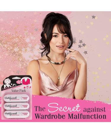 Hollywood Fashion Secrets Tape Value Pack - 36 Double-Sided Strips in 3 Tins | Fashion Solution - Buy Online on SooperMarket.com