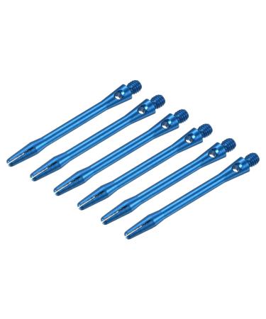 PATIKIL Dart Shafts Medium 2BA Thread Aluminum Dart Stems Dart Accessories Throwing Fitting for Steel Tip Sky Blue 48mm