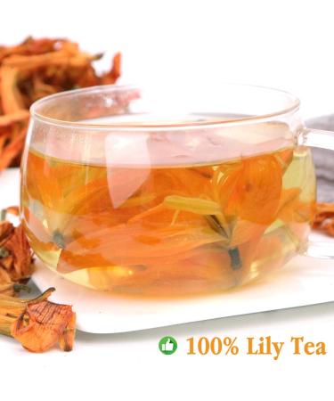 100% Pure Natural Lily Tea - Organic Dried Premium Lilies 35g | Health Benefits & International Shipping - Buy Online on SooperMarket.com