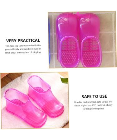 HAPINARY 1 Pair Foot Bath Shoes Foot Soaking Boots Foot Soak Shoes Foot Bath Container Foot Soaking Bath Shoes Foot Bath Bucket Foot Soak Bucket Boots Foot Soaking Shoes Foot Bath Boots 26.3x11cm Rosy - Buy Online on SooperMarket.com