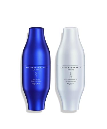Shiseido Bio-Performance Skin Filler Serums - Two-Step Serum System - Night & Day Formulas for Plump Firm Skin