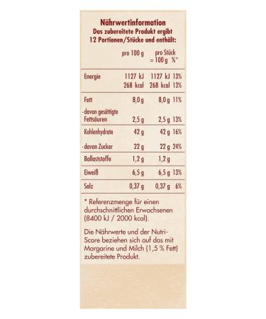 Dr. Oetker Strussel Cake Baking Mix 485g Cherry & Pudding Cream Crumble Vegetarian Perfect for International Shipping - Buy Online on SooperMarket.com