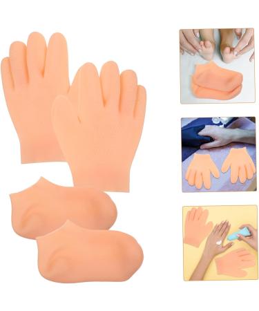Mikinona Moisturising Socks 1 Set Sun Protection Skin Lotion Miss Waterproof Socks whitening moisturizing Gloves Elasticity Anti-Crack Care Water Proof Overnight moisturizing Gloves - Buy Online on SooperMarket.com