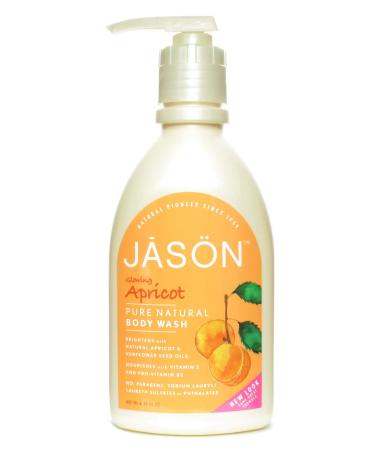 JASON NATURAL PRODUCTS BODY WASH APRICOT SATIN 30 FZ