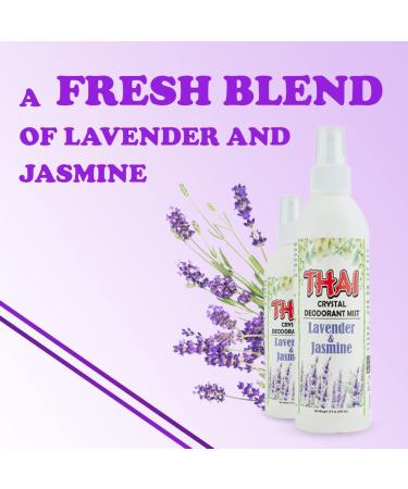 Thai Deodorant Spray 8 oz - Lavender & Jasmine Natural Deodorant (Pack of 3) | Not Tested on Animals - Buy Online on SooperMarket.com