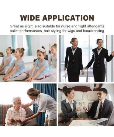 Uraqt 35-Piece Invisible Elastic Hair Networks - Premium Nylon Hair Buns for Women & Girls Ideal for Ballet & Dance - Buy Online on SooperMarket.com