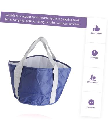 WOFASHPURET 1pc Foldable Footbath Bucket for Collapsible wash bin Folding Water Container Foot Soaking Basin Laundry Buckets Home Foot Spa Tub Foot spa Basin Household Storage Bags Travel peva 30x20cm - Buy Online on SooperMarket.com