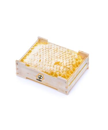 600g Raw Honeycomb Of WildFlowers Raw Honey Unprocessed Limited Quantity - Wood Frame