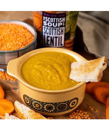 The Scottish Soup Company - Lentil Chilled Soup - 600g Tub x 2 Lentil 300 ml (Pack of 2) - Buy Online on SooperMarket.com