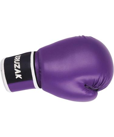 Kruzak Plain Boxing Gloves - Sparring, Kickboxing, Muay Thai, MMA Fighting - Purple, 12 oz - Men & Women - Buy Online on SooperMarket.com