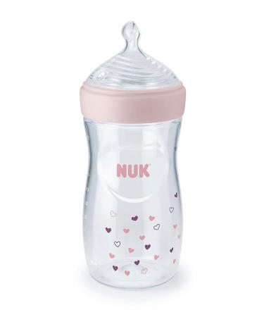 NUK Simply Natural Baby Bottle 9 oz (2-Pack) | Ideal for 1+ Months - Buy Online on SooperMarket.com