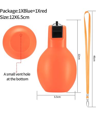 Zhujiehigh 2-Piece Hygienic Hand Whistle Set - Sports Referee Dog Training & Coaching Accessories | Trill Whistles for Coaches & Teachers - Buy Online on SooperMarket.com