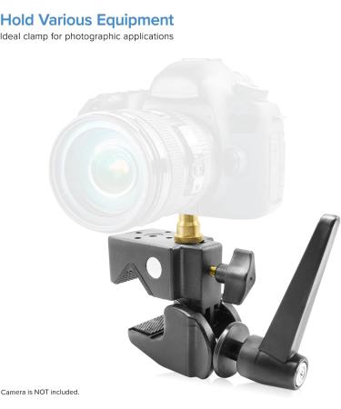 LimoStudio Super Clamp with Metal Stud for Photo Video Studio - AGG1108 Black - Buy Online on SooperMarket.com