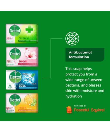 Dettol Anti-Bacterial Hand and Body Soap 12-Pack Variety Set - 4 Scents 100g Each - Buy Online on SooperMarket.com