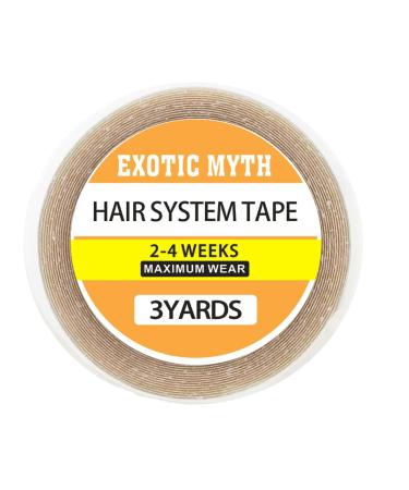 EXOTIC MYTH NS TAPE Adhesive Double Side Tape for Wigs Toupees hair tape (1" x3YARDS) 1"x3YARDS