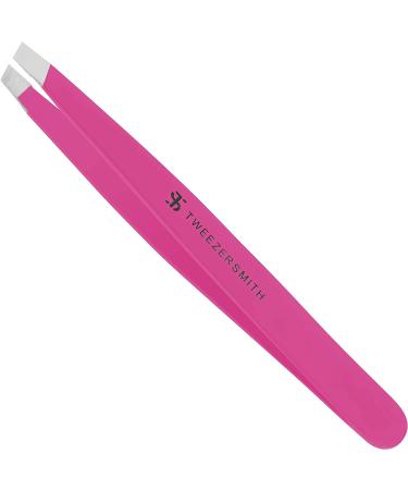 Tweezersmith Professional Slant Tip Tweezer for Effective Hair Plucking - Pink - Buy Online on SooperMarket.com