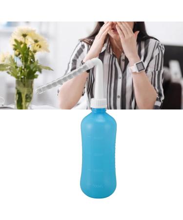 Nasal Rinsing Cleaner Efficient Easy Large Capacity Comfortable Sinus Rinsing Bottle for Sea Water (500ML Blue) - Buy Online on SooperMarket.com