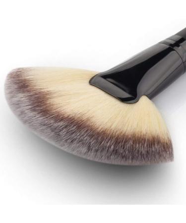 1Pc Large Fan Makeup Brush - Versatile Brush for Contour Concealer Blush and Eyeshadow | International Shipping - Buy Online on SooperMarket.com