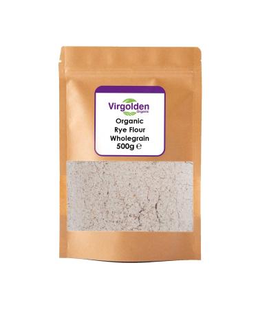 Organic Rye Flour Wholegrain 500g by Virgolden Organic