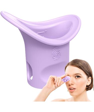 Eyewash Cups | Silicone Eye Washer Portable Cleaning Cup Soft Eye Cleaning Cup Eye Bath for Elderly Women Men Children Eye Cleansing Puchen Purple - Buy Online on SooperMarket.com