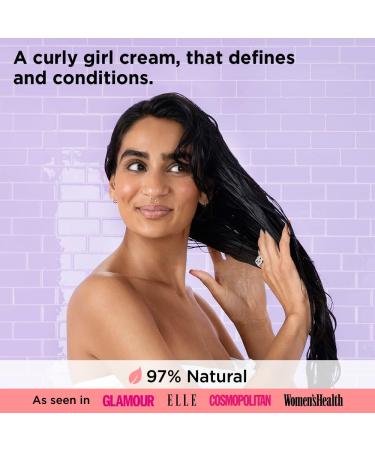 NOUGHTY 97% Natural Wave Hello Curl Taming Cream - Vegan Curl Defining Haircare with Sea Kelp & Mango Butter - 150ml (2 Pack) for Curly & Wavy Hair - Buy Online on SooperMarket.com