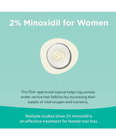 Minoxidil 2% Women's Hair Growth Serum | Promotes Hair Regrowth | Reactivates Hair Follicles | Shapiro MD - Buy Online on SooperMarket.com