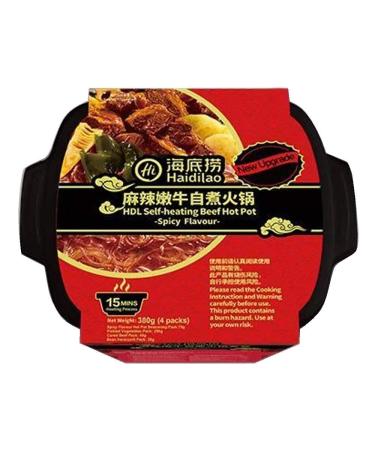 Haidilao Self-Heating Beef Hot Pot Spicy Flavour 380g