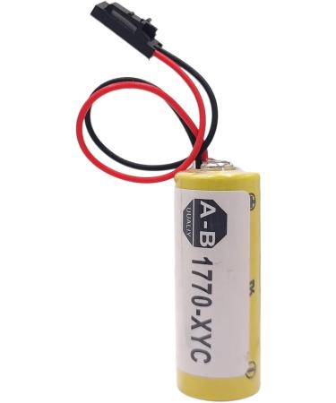 Buy Pack of 8 - 1770-XYC 3V 1800mAh Battery Replacement for 1770-XYC/A 1770-XYB 1756-BA1 | Non-Rechargeable with Black Plug - International Shipping Available - Buy Online on SooperMarket.com