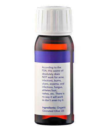 Buy Pure Organic Ozonated Olive Oil Extra Strength 1200 - Acne Anti-Aging Rosacea Treatment for Sensitive Skin - Made in Spain - Buy Online on SooperMarket.com
