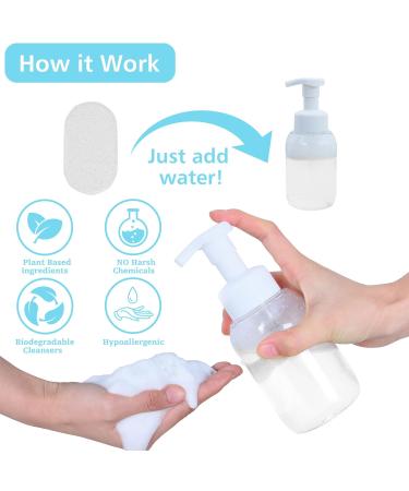 12 Pack Foaming Hand Soap Tablets- Unscented Refills for 96 fl oz Eco Friendly Cleaning - Buy Online on SooperMarket.com