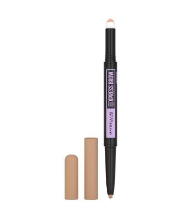 Maybelline New York Express Brow Satin Duo eyebrow pencil and powder in No. 00 Light Blonde Hellblond No. 0 - Light Blond 1 piece (1 Pack)