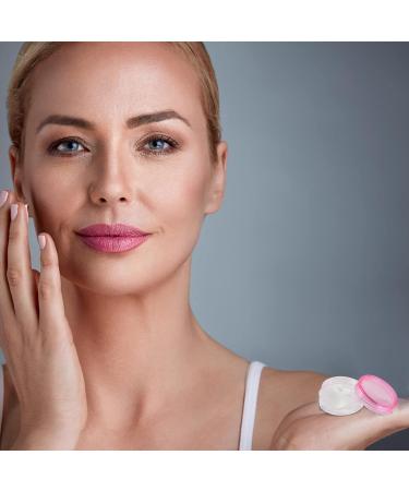 20 Piece Small Jaws Travel Jar Set - Clear Cosmetic Containers with Screw Lids (5ml 10 Colors) | Perfect for Lotion Creams & Travel - Buy Online on SooperMarket.com